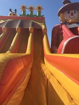 Giant Autumn Harvest Inflatable Slide at Festival