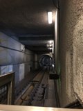 Tunnel Train with Lamp