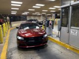 Red Sports Car in San Antonio Parking Garage