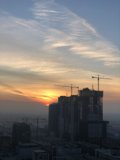 Golden Glow of a City Sunset