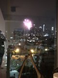 City Lights and Fireworks