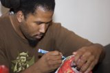 Painting with Dreadlocks