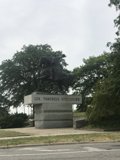George Washington Monument and Tree at Michigan-Third