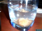 Refreshing Water in a Classic Drinking Glass