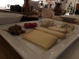 Cheese and Crackers on a Plate