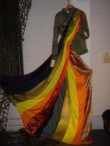 Vibrant Sari Dress