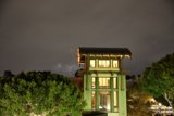 Green Mystic Tower at Night