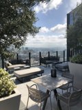 Cityscape View from a Chic Patio