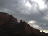 Majestic Stormy Sky over Red Rocks