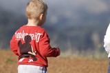 Young Boy Gazing at Mt. Diablo Wilderness in Disney Sweater