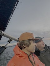 Maritime Adventure on Overcast Waters
