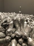 Shimmering Silver Spheres