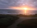 A Fiery Farewell to the Ocean
