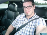 Dave B Posing in His Car