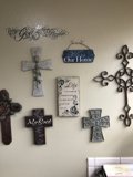 Crosses and Symbols on an Oxnard Wall