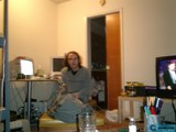 Man in Mid-Action