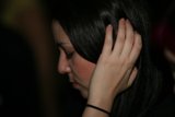 Listening intently