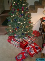 Festive Christmas Tree and Presents