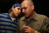Blue Shirt and Baseball Cap