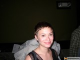 Smiling Portrait of a Short-Haired Woman
