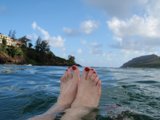 Soaking up the View