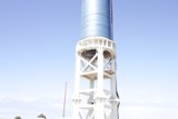 Towering Beacon by the Blue Sky
