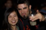 Partygoers Strike a Pose