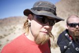 Cool Dude in Shades and Sun Hat