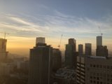 Sunset Over the Urban Metropolis