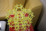 Molecular Model Resting on Top of a Book