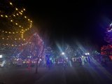 City Aglow with Christmas Light