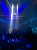 DJ Rocking the Crowd with LED Lights