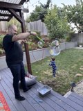 Bubble Magic in the Backyard