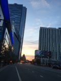 Cosmic Billboard at Twilight