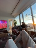 Cozy Living Room TV Time