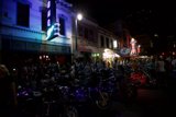Nighttime Motorcycling in the Urban Metropolis