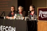 Press Conference with Three Men