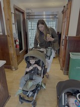 Mother and Child at Ice Cream Shop