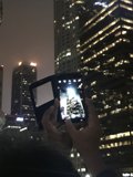 Nighttime Cityscape Captured on Mobile Phone