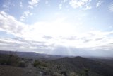 Sunbeams Breaking Through the Clouds