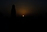 Sunset behind the Clock Tower