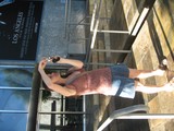 Tourist Photographer Outside Los Angeles Film School