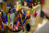 Rainbow of Writing Utensils