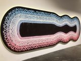 Black and Pink Lines in LA Home Decor