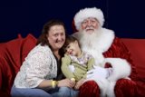 Festive Family Moment with Santa Claus