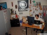 Working at the desk