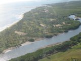 Aerial View of River and Beach