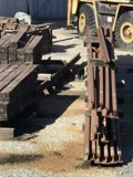 Wooden Beams and Dirt Mound