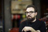 A Bearded Man Contemplates