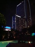 Night View of a Luxurious Urban Resort
